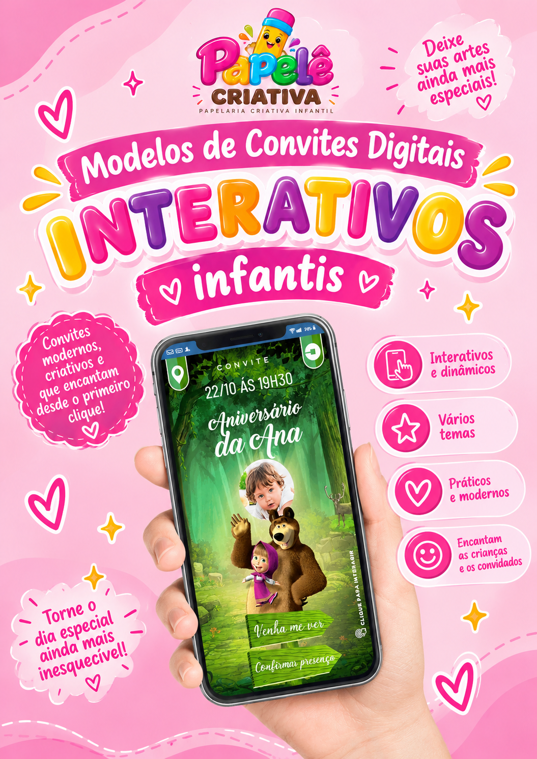 Capa do bônus Convites Digitais Interativos